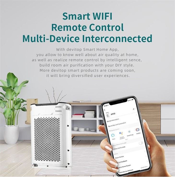 BKJ-215 Home Air Purifier Multi Functions