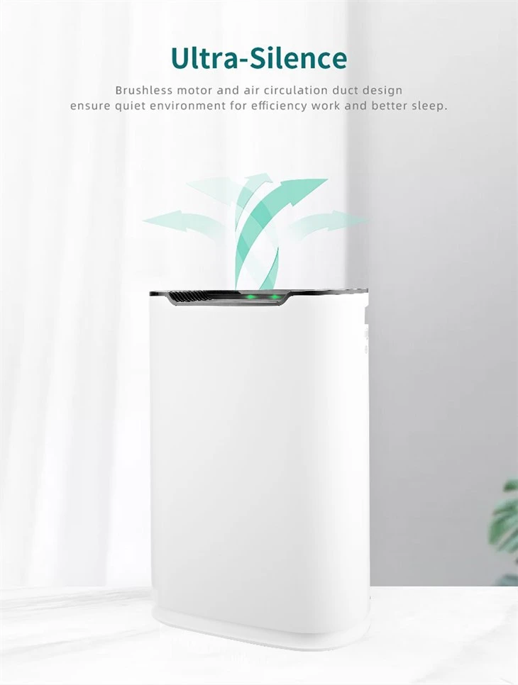 Domowy oczyszczacz powietrza BKJ-215 z ekranem dotykowym