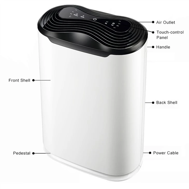 BKJ-215C Home Air Purifier True HEPA Filter