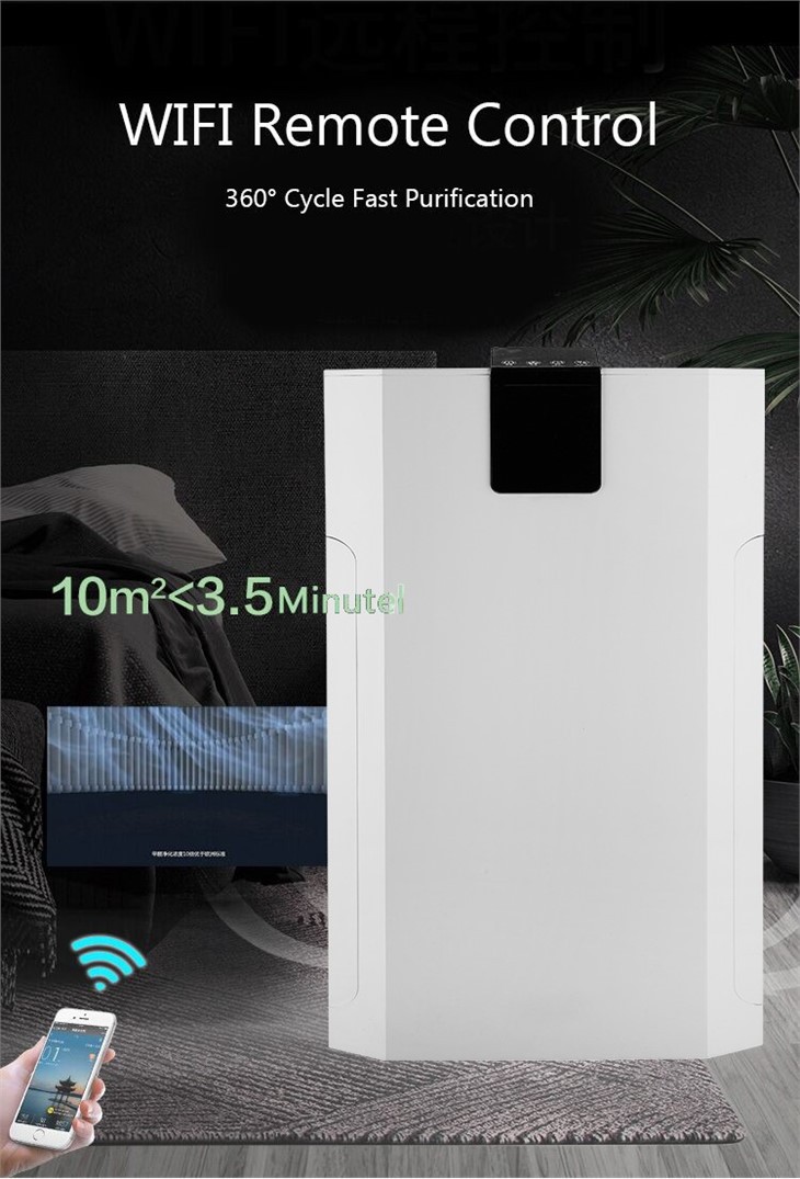 800 CADR Office Air Purifier With Dust Sensor