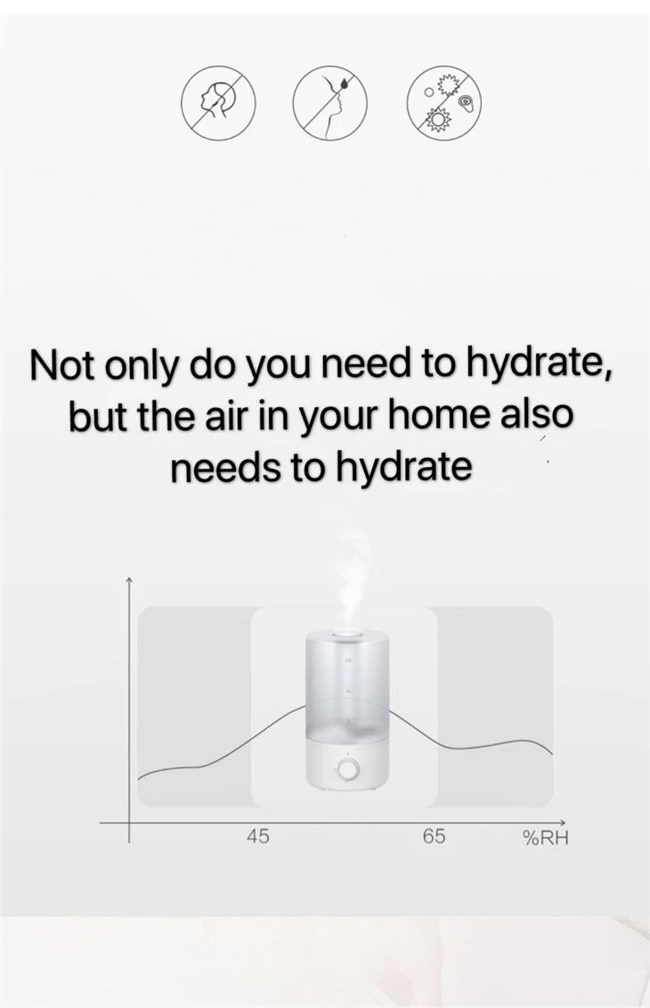 BJS-40C Room Ultrasonic Humidifier Healthy